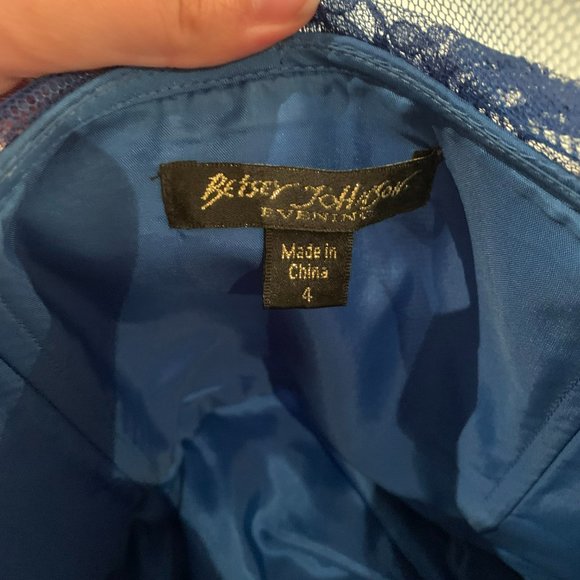 Betsey Johnson Royal Blue Tea Party Dress - Picture 4 of 4